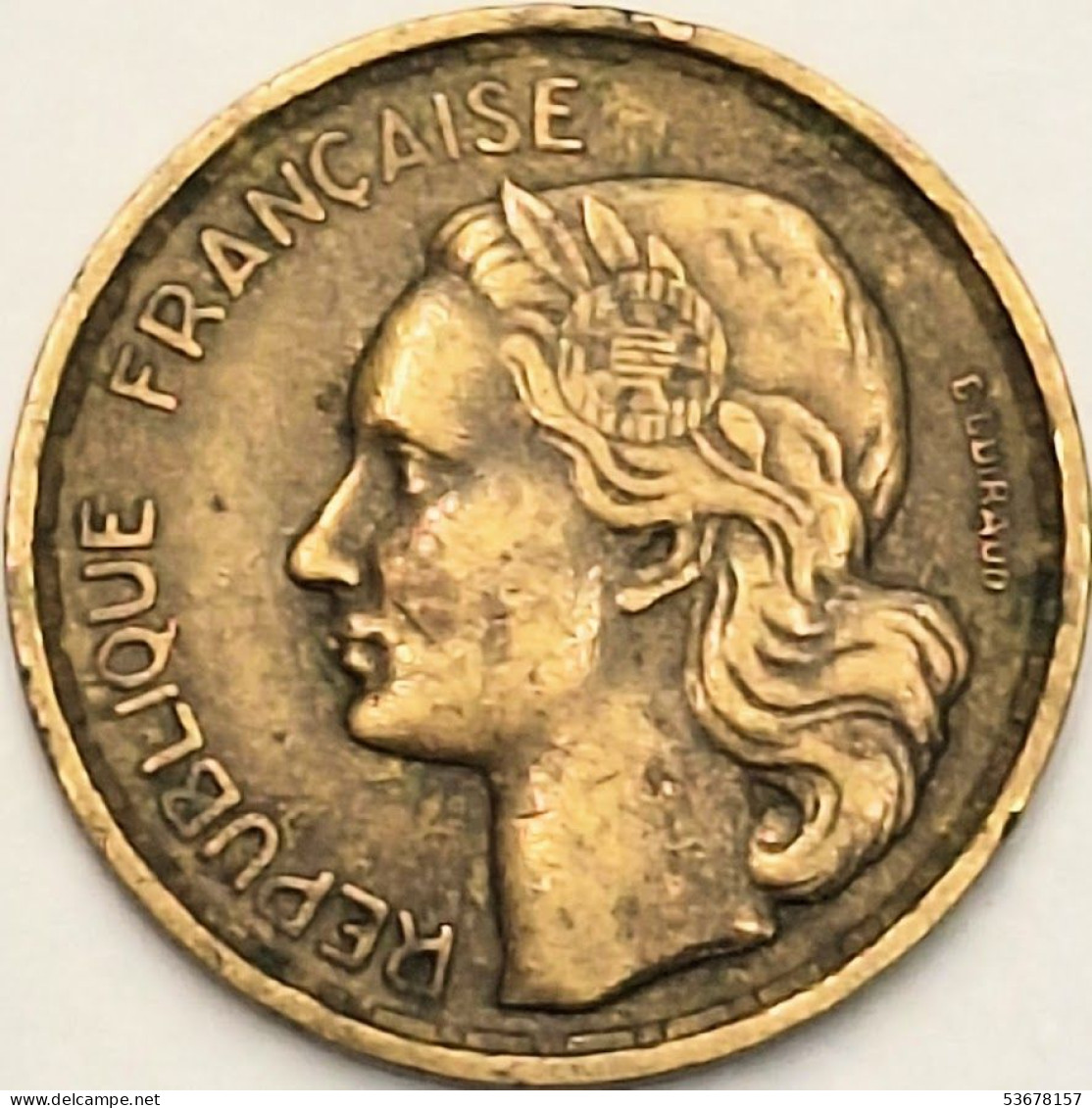 France - 10 Francs 1953, KM# 915.1 (#4146) - 10 Francs