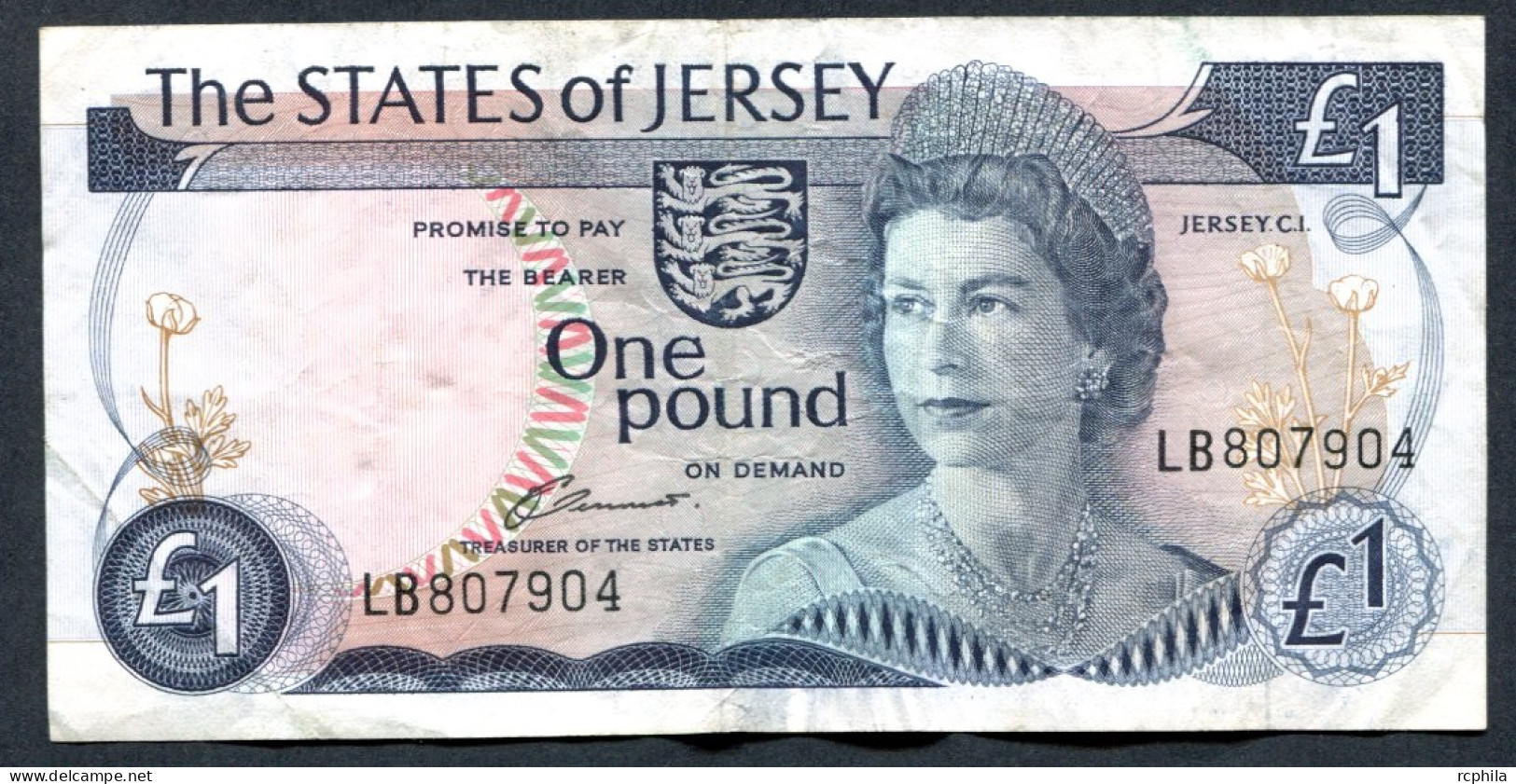 RC 27438 JERSEY BILLET DE £1 ONE POUND - Jersey