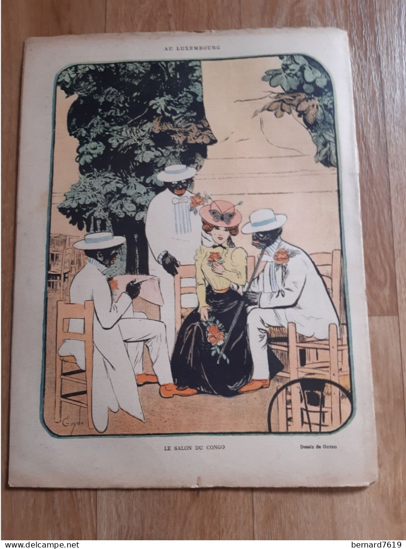 Journal Humoristique - Le Rire N° 249 -  Annee 1899 - Dessin De C Leandre  Guydo  - Le Salon Du Congo - Demage - Dreyfus - 1850 - 1899