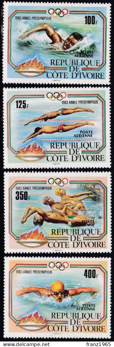 Ivory Coast, Olympics Games Los Angeles1984 - Swimming