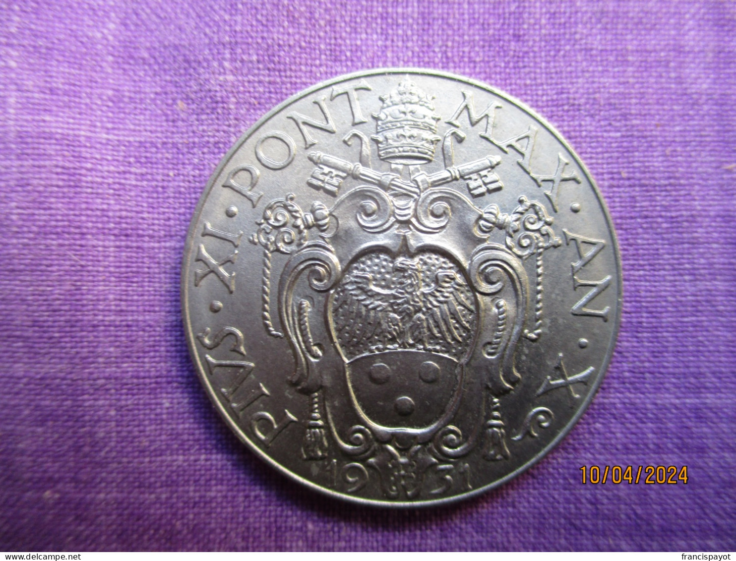 Vatican: 2 Lire 1931 - Vaticano