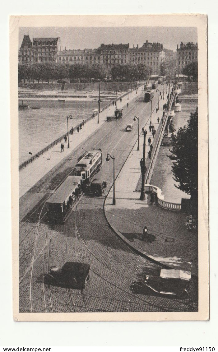 69 . Lyon . Pont Lafyette . Automobiles . 1934 - Lyon 2