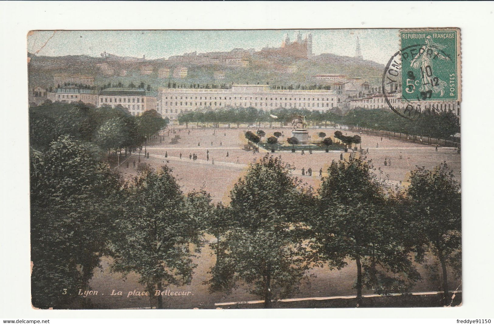69 . Lyon . Place Bellecour  1907 - Lyon 2
