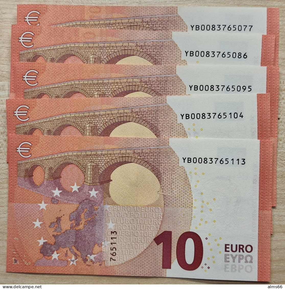 Euronotes 10 Euro 2014 UNC < YB >< Y013 > Greece - Lagarde - 10 Euro