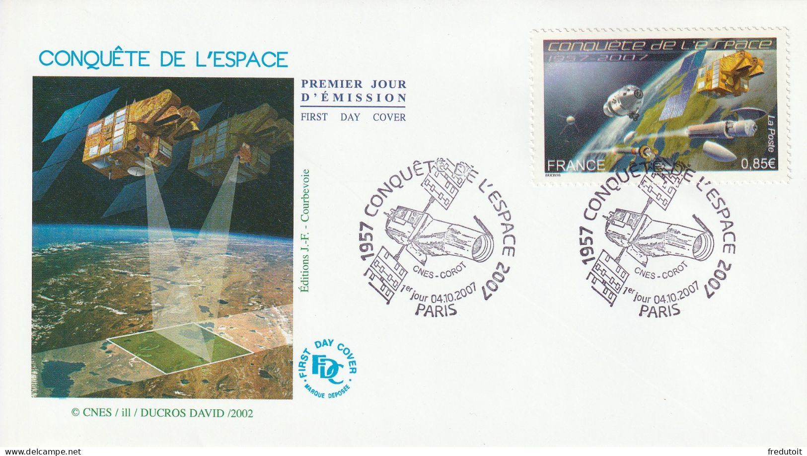 FDC - 2007 - Conquête De L'espace - 2000-2009