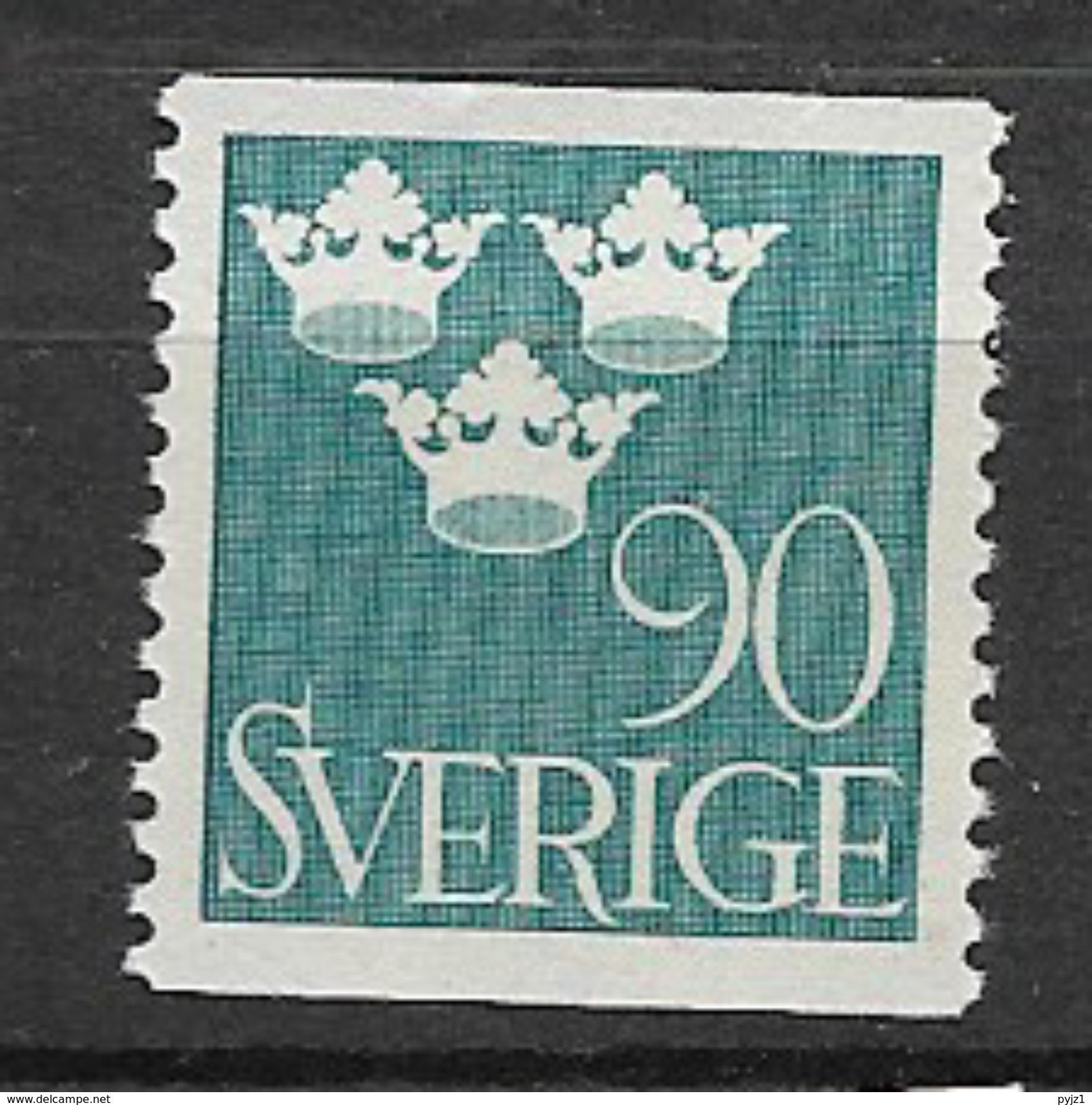 1939-69 MNH  Sweden, 3-crowns  Postfris** - Ongebruikt