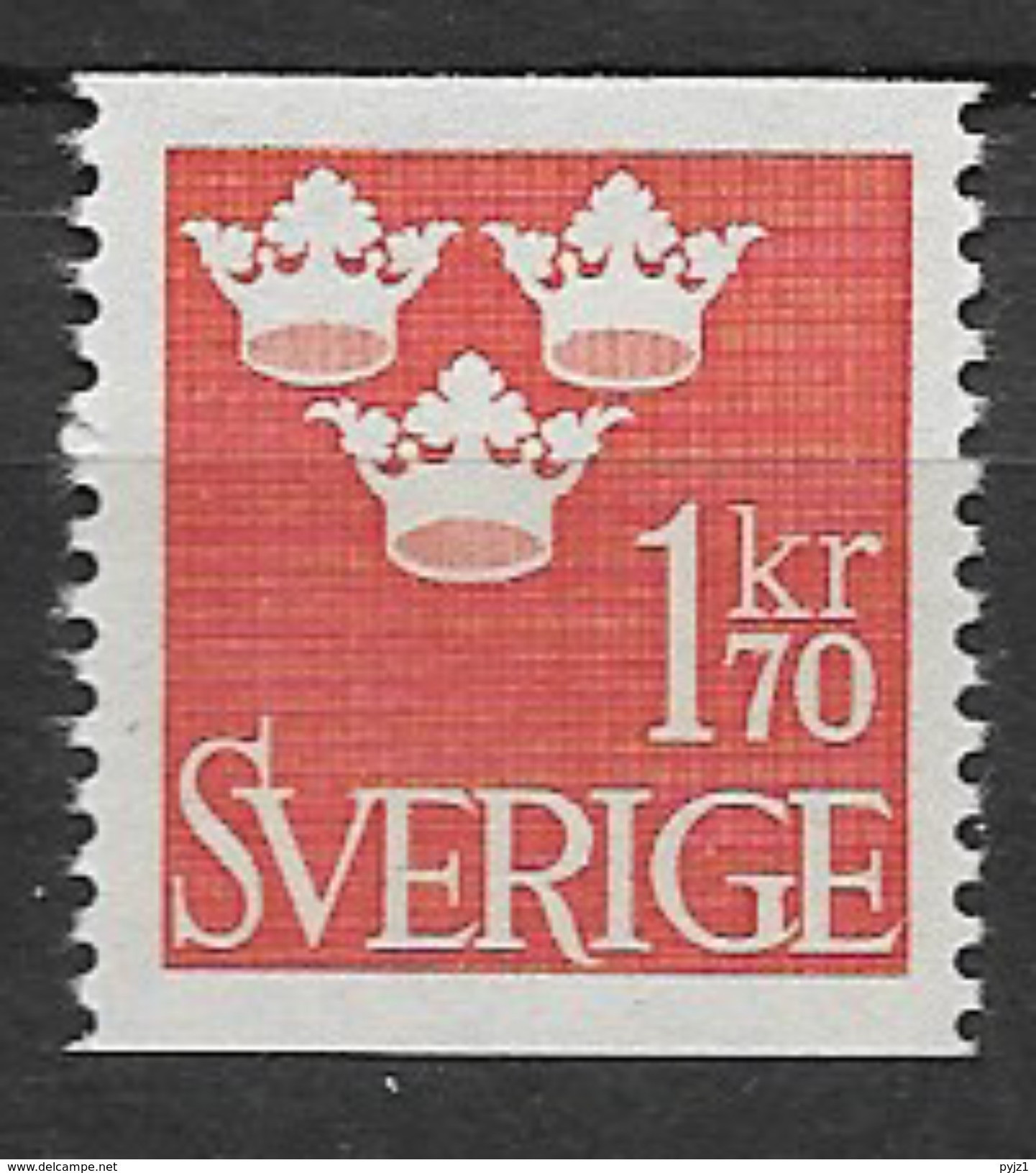 1939-69 MNH  Sweden, 3-crowns  Postfris** - Ongebruikt