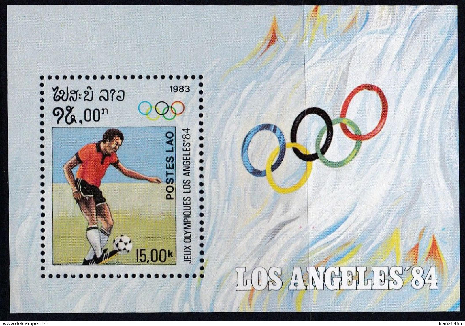 Laos, Olympics Games Los Angeles 1984 (football) - Summer 1984: Los Angeles