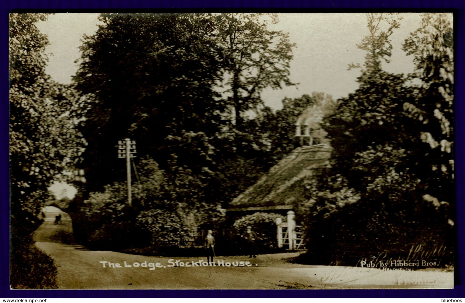 Ref 1640 - Early Real Photo Postcard - The Lodge Stockton House - Wiltshire - Sonstige & Ohne Zuordnung