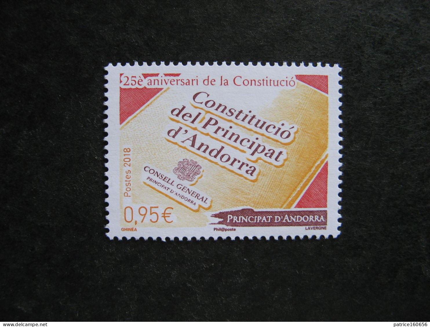 TB Timbre D'Andorre N°811, Neuf XX. - Ungebraucht