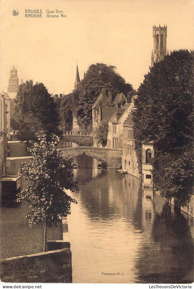 Belgique - Bruges - Quai Vert - Groene Rei - Nels  - N°2 - Dim:21/14cm - Brugge