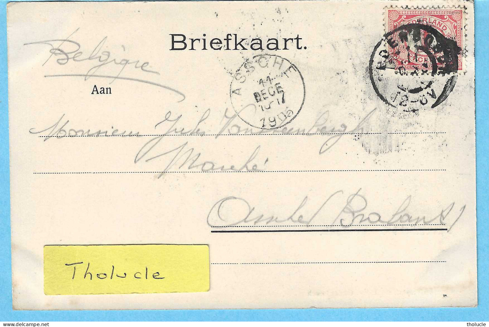 Oudenbosch-Gem.Halderberge-Roosendaal-1905-Havenzicht-Boot-Boat-Bateau-Uitgave Van C. De Roos, Markt Oudenbosch-Rare - Roosendaal