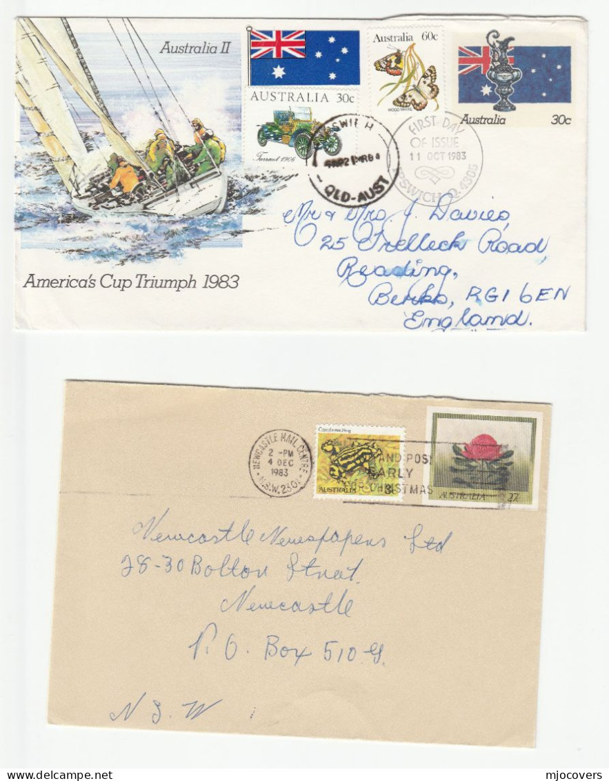 4 Diff UPRATED Australia POSTAL STATIONERY Multi Stamps COVERS  1970s -1980s Cover - Postwaardestukken