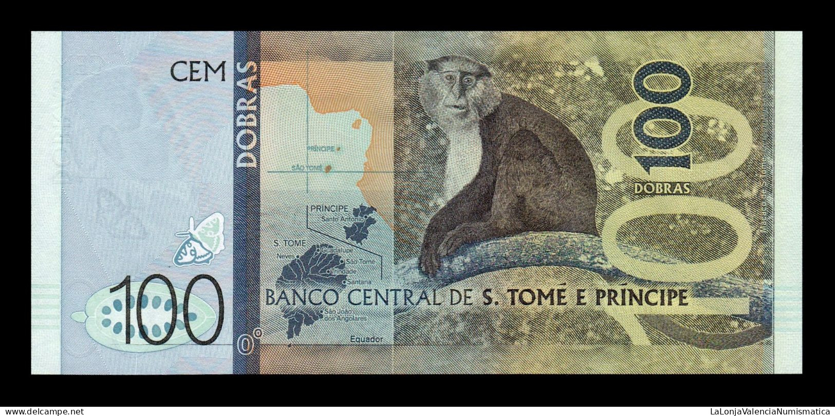 Santo Tomé Y Príncipe Saint Thomas & Prince 100 Dobras 2016 Pick 74 Sc Unc - Sao Tome En Principe