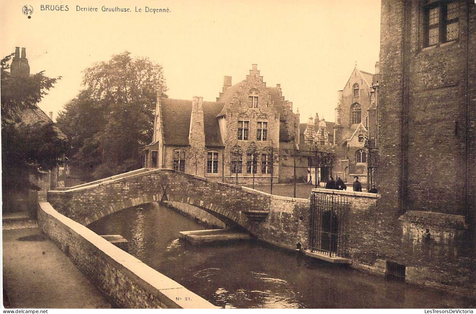 Belgique - Bruges - Derrière Gruuthuse - Le Doyenné - N°31 - Dim:21/14cm - Brugge