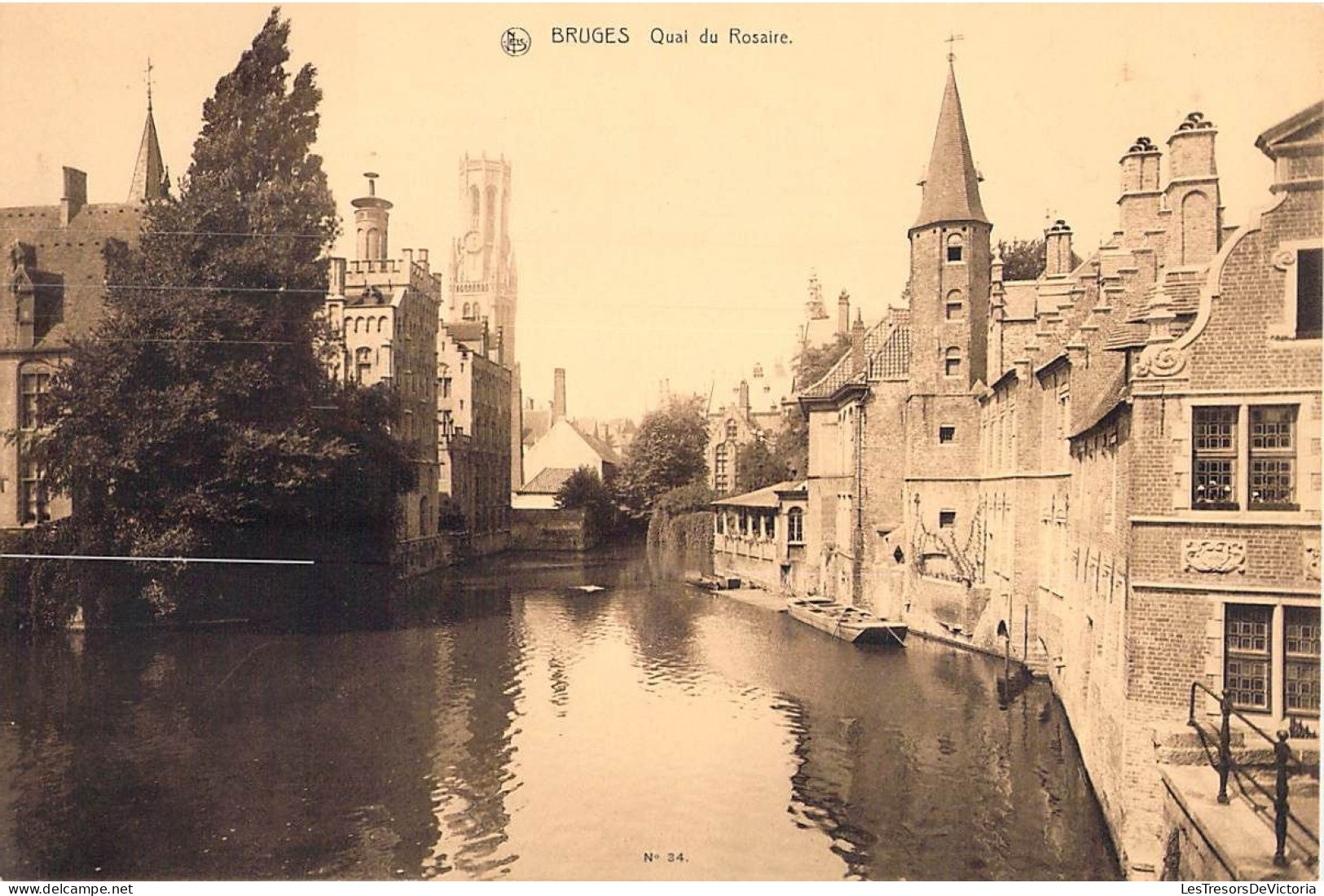 Belgique - Bruges - Quai Du Rosaire - N°34 - Dim:21/14cm - Brugge