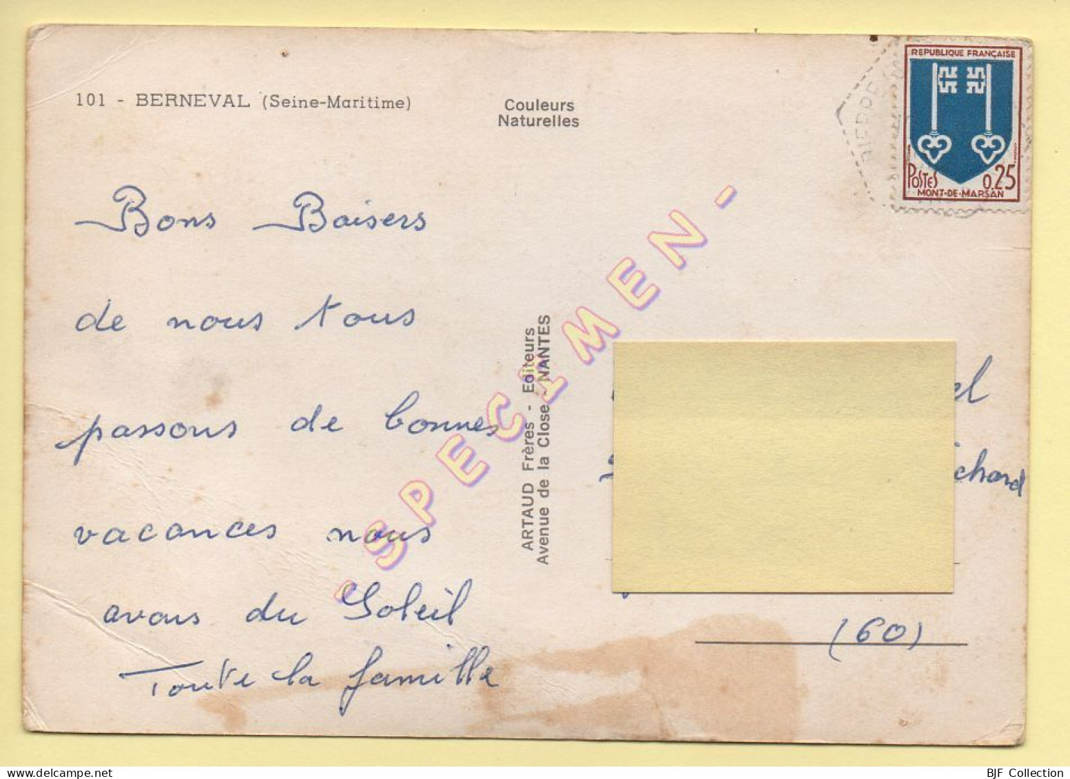 76. BERNEVAL – Multivues (animée) (voir Scan Recto/verso) - Berneval