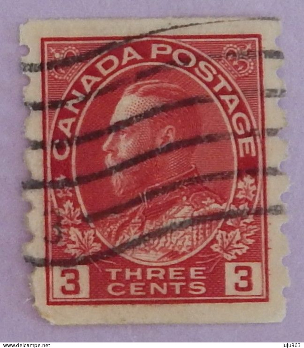 CANADA YT 111bB  OBLITÉRÉ "GEORGE V" ANNÉES 1918/1925 - Used Stamps