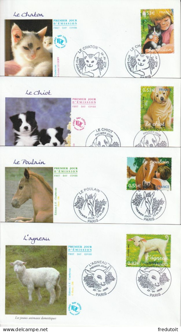 FDC - 2006 - Les Jeunes Animaux Domestiques - 2000-2009