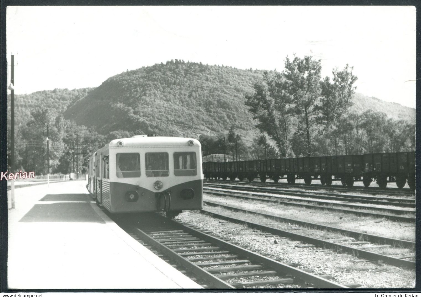 PHOTOGRAPHIE J. Bazin - Autorail - La Cluse - Voir 2 Scans & Descriptif - Trains