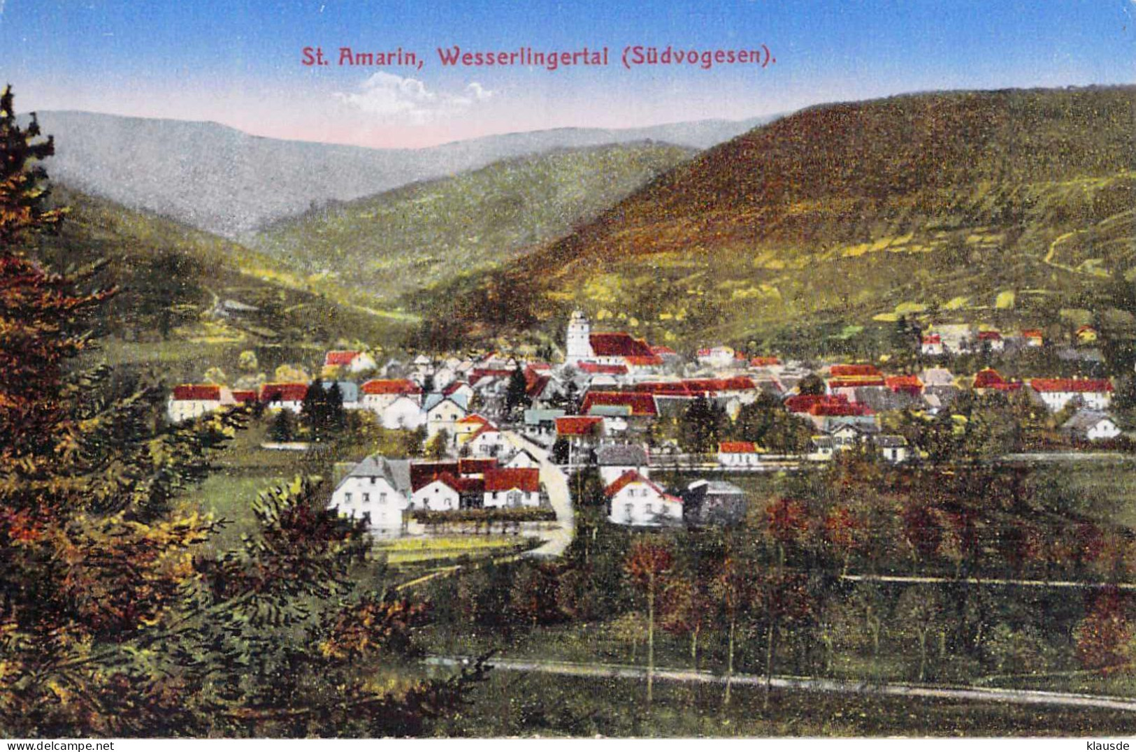 St.Amarin ,Wesserlingertal (Südvogesen) - Elsass