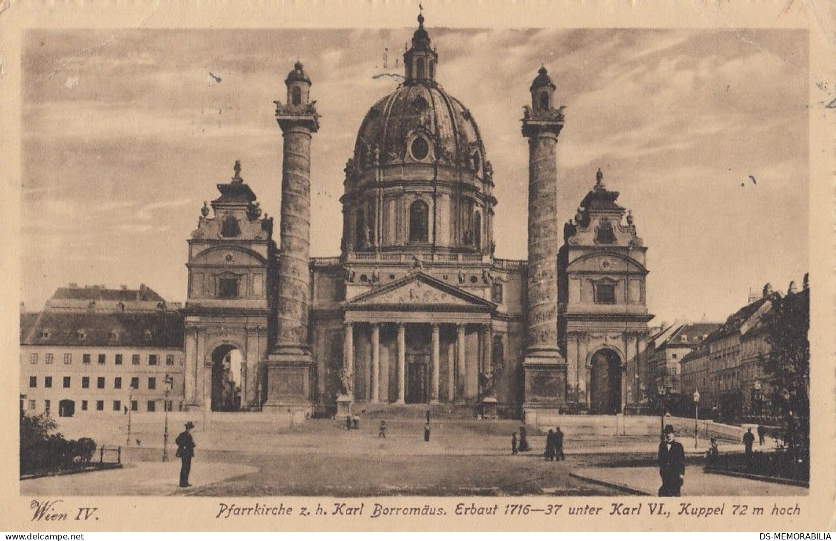 Wien - Karlskirche 1922 - Wien Mitte