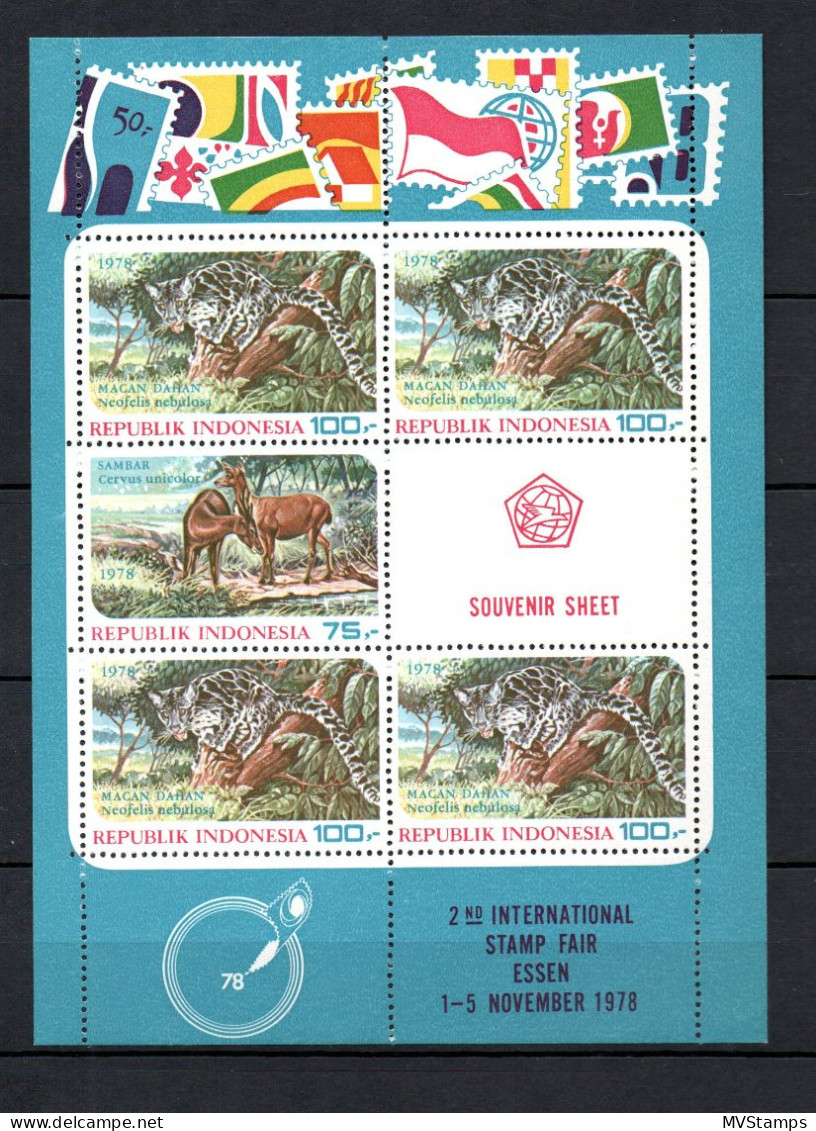 Indonesien 1978 Block 27 Tiere/Naturschutz Postfrisch - Indonesia