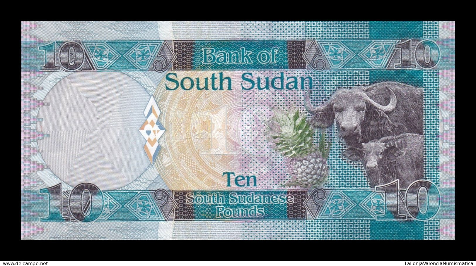 Sudán Del Sur South Sudan 10 Pounds 2011 Pick 7 Sc Unc - Sudan Del Sud