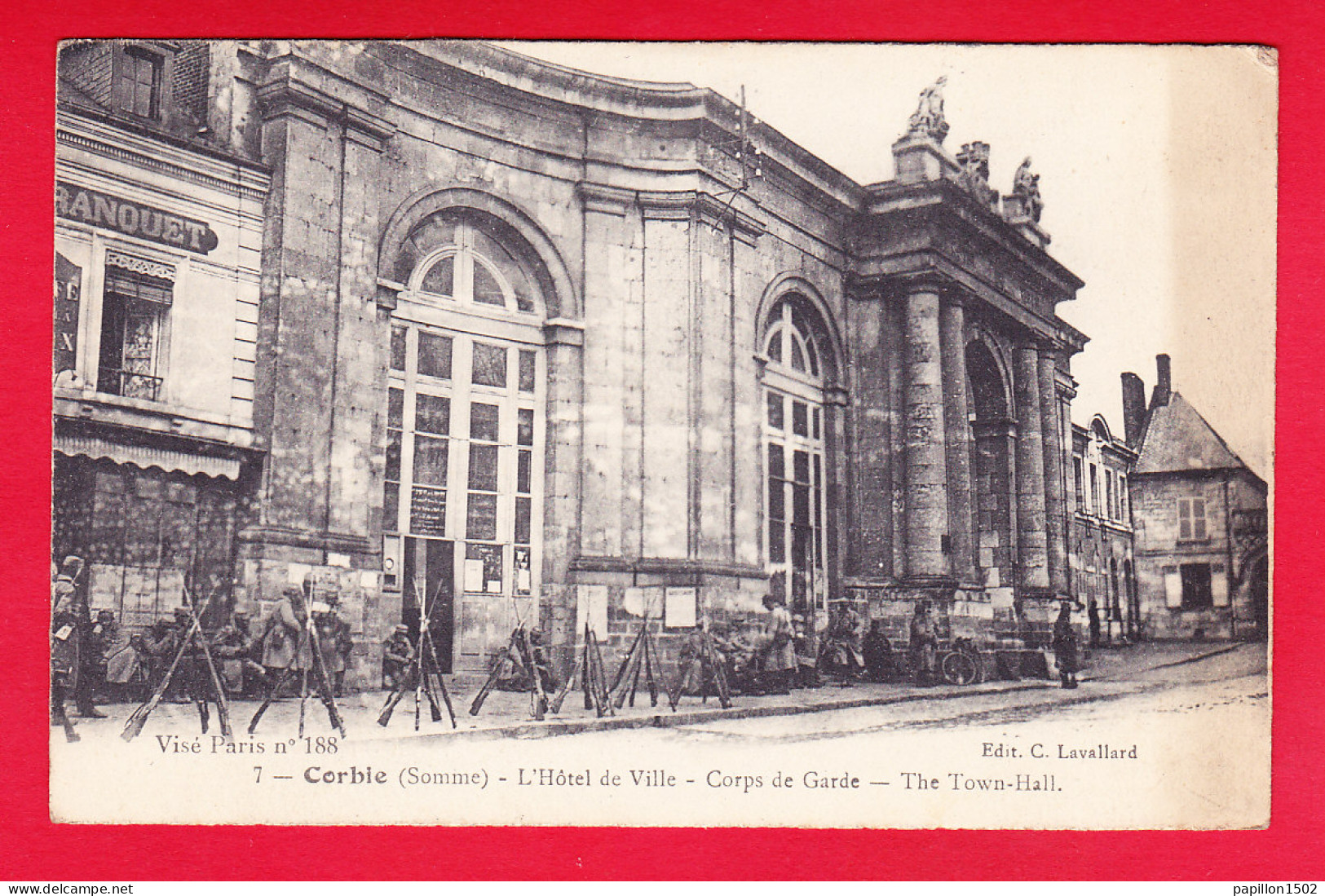 F-80-Corbie-04P81  L'hôtel De Ville, Le Corps De Garde, Cpa  - Corbie