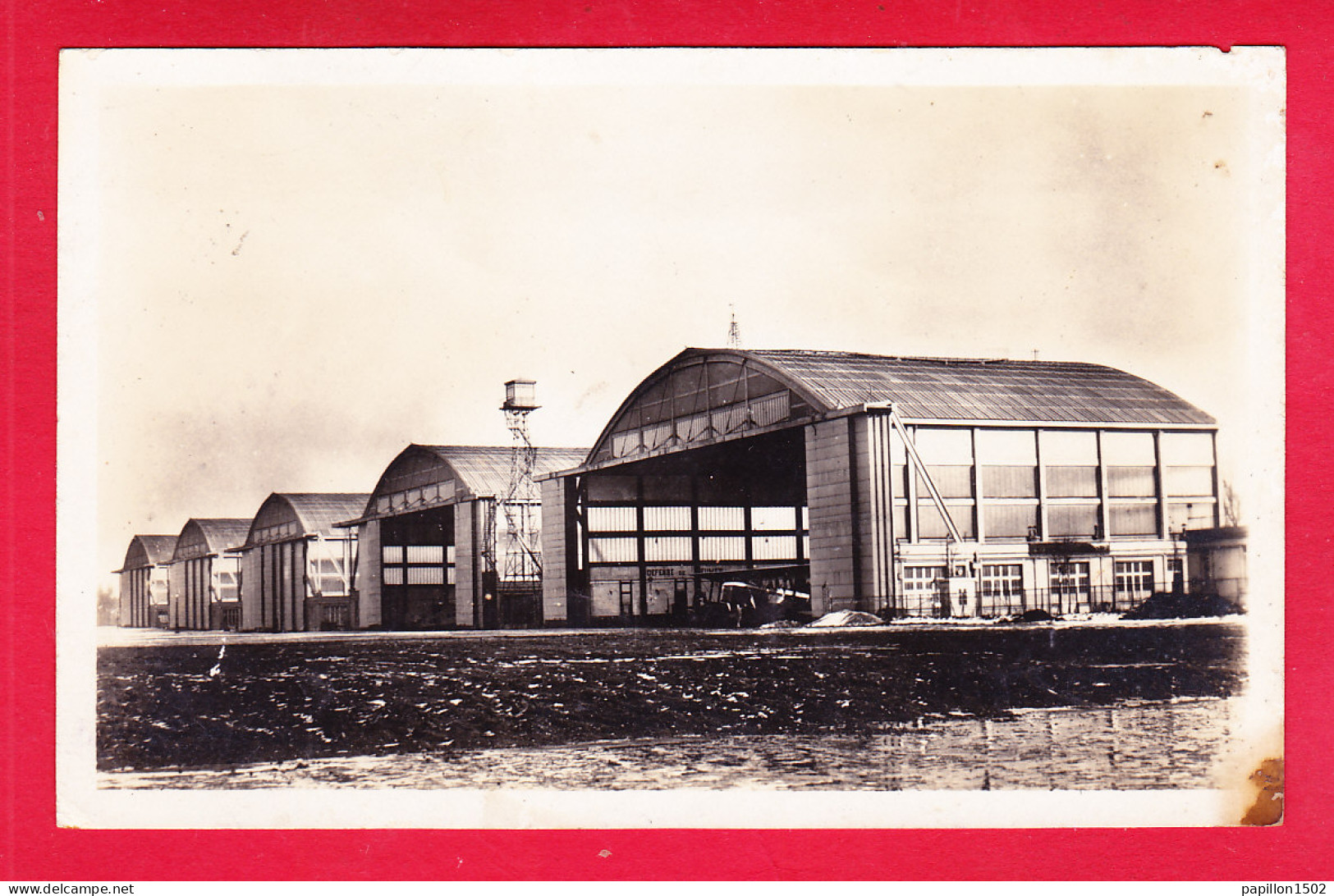 Aviation-271A25 Aéroport Du Bourget, Les Hangars Bessoneaux En Ciment Armé - Aerodrome