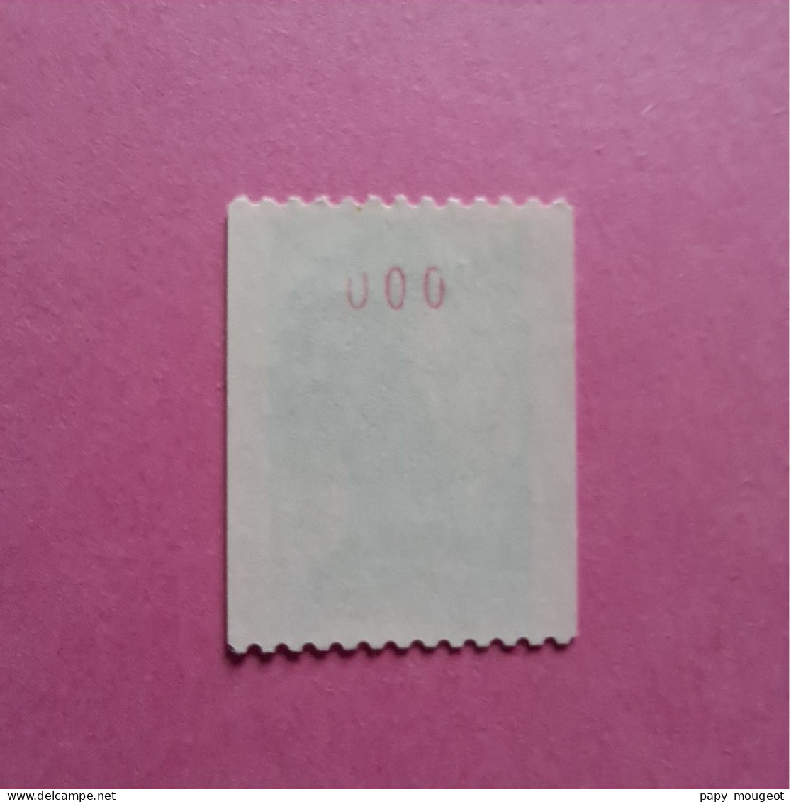 Roulette N°2222a 1.60 F Vert N° Rouge Neuf ** - 1982-1990 Liberté (Gandon)