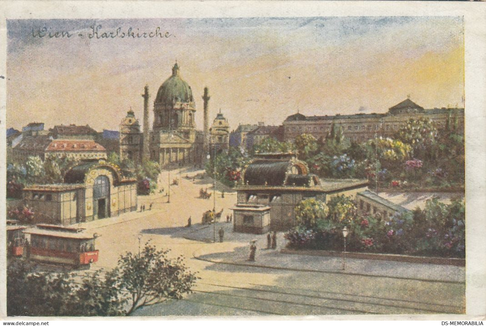 Wien - Karlskirche 1922 - Wien Mitte