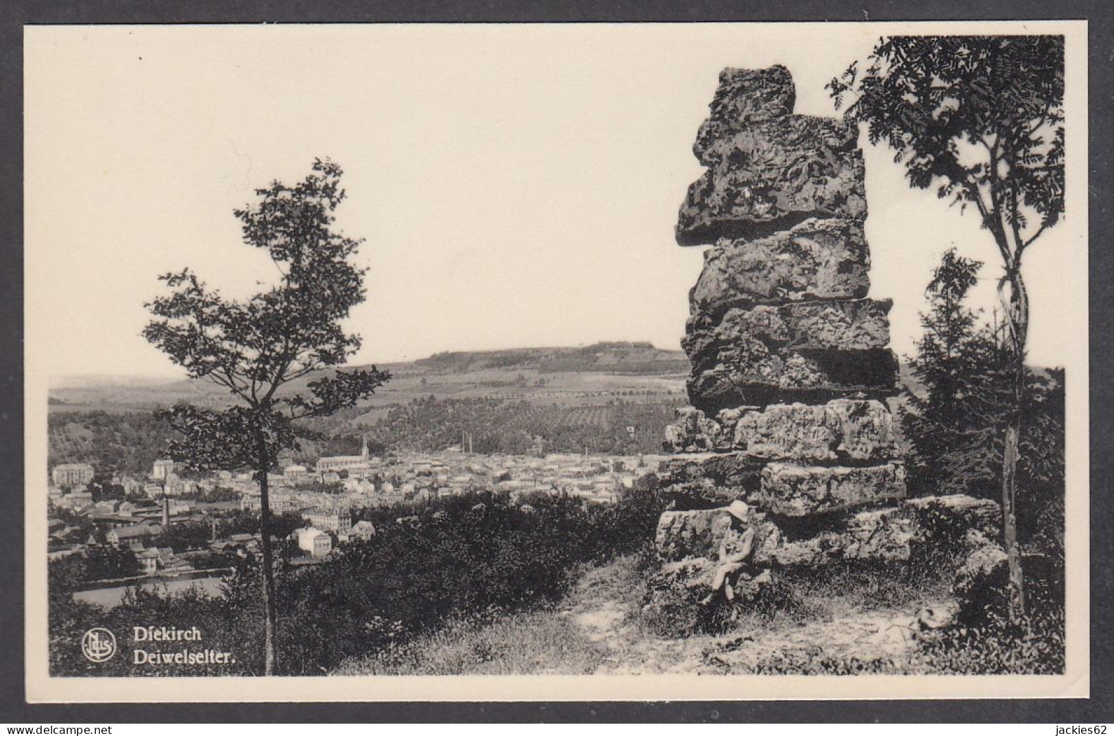 111351/ DIEKIRCH, Der Deiwelselter, Dolmen - Diekirch