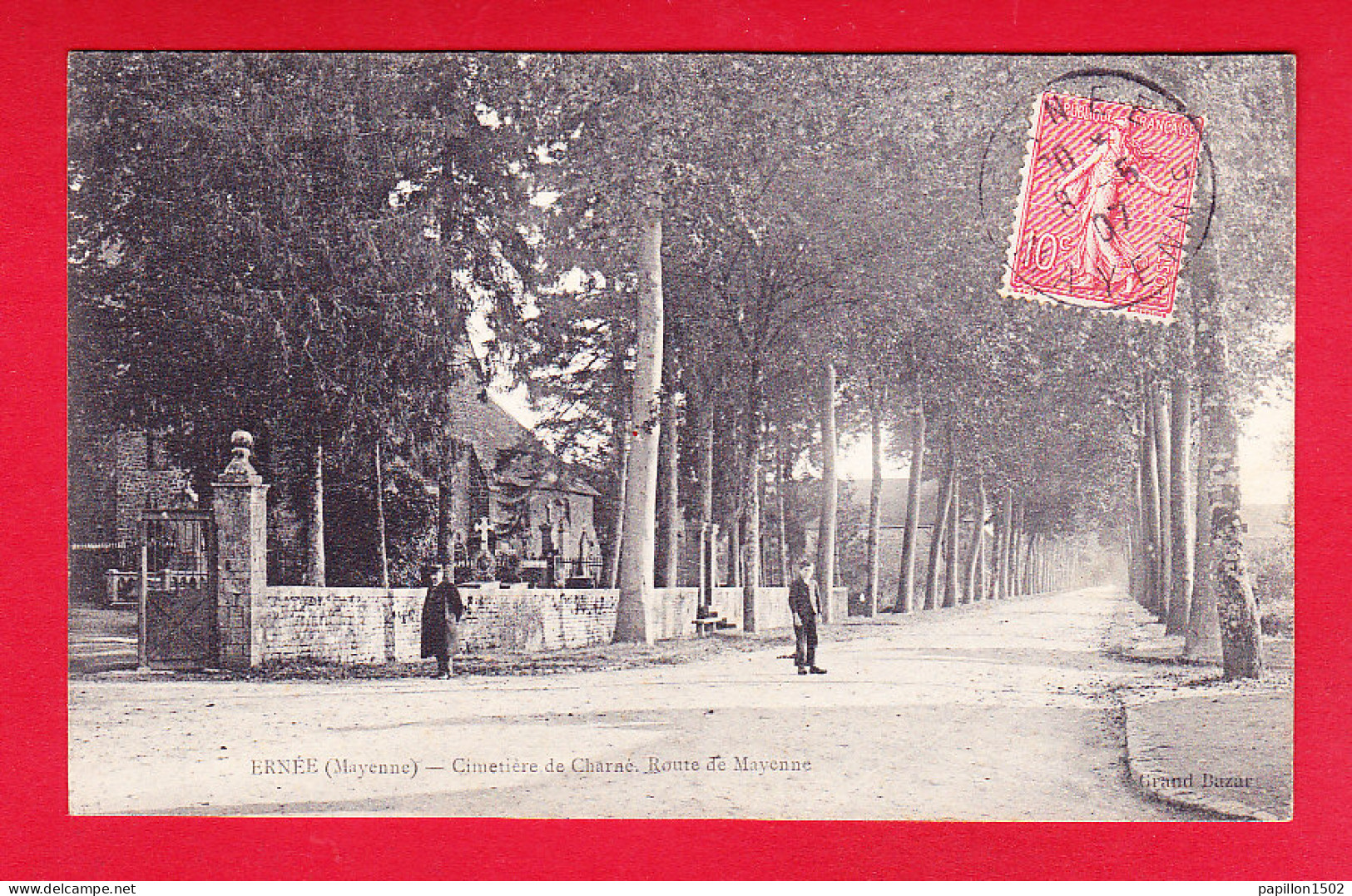 F-53-Ernee-17P213  Cimetière De Charné, Route De Mayenne, Cpa BE - Ernee