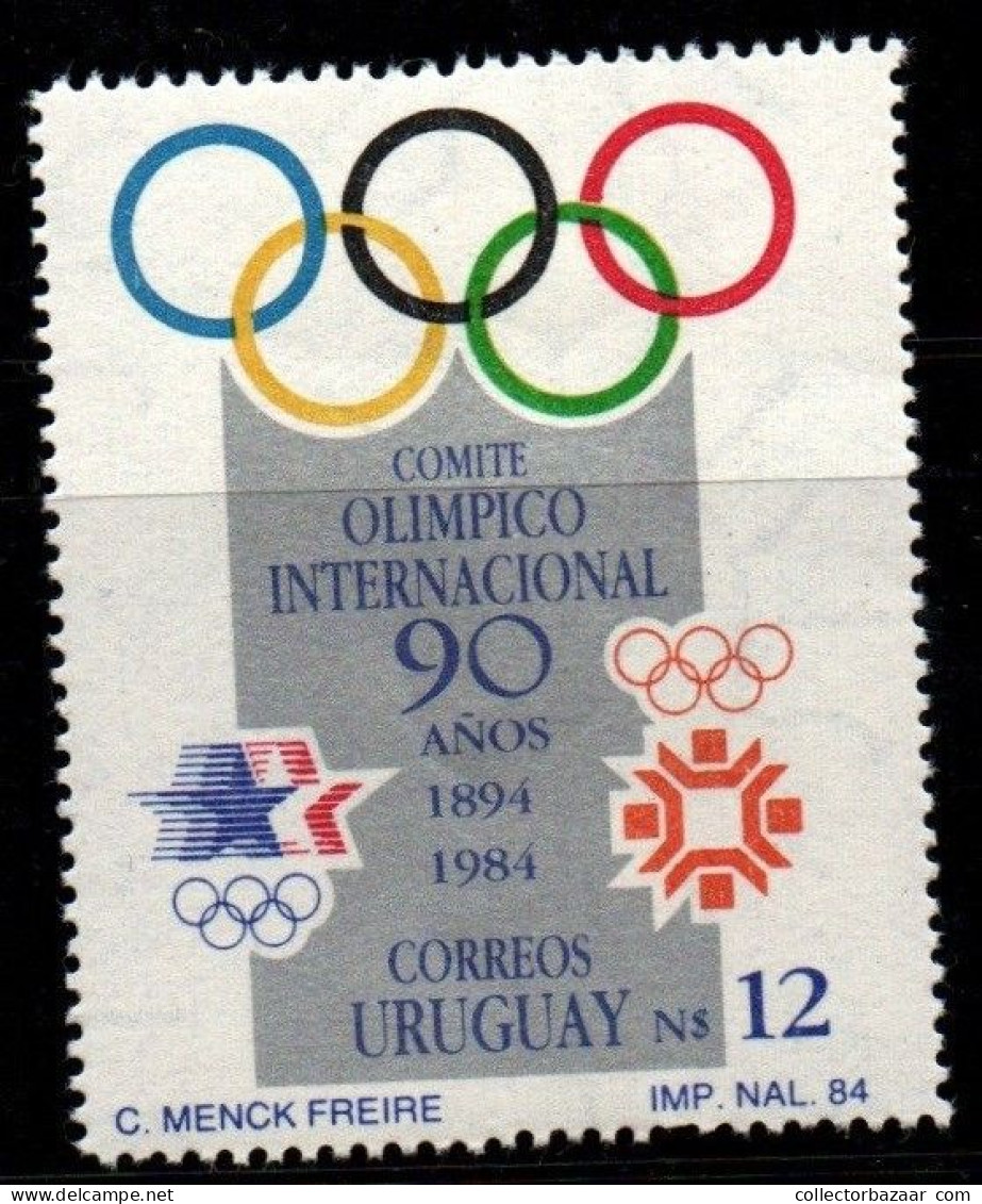 1985 Uruguay Intl Olympic Committee 90th Anniversary #1172 ** MNH - Uruguay