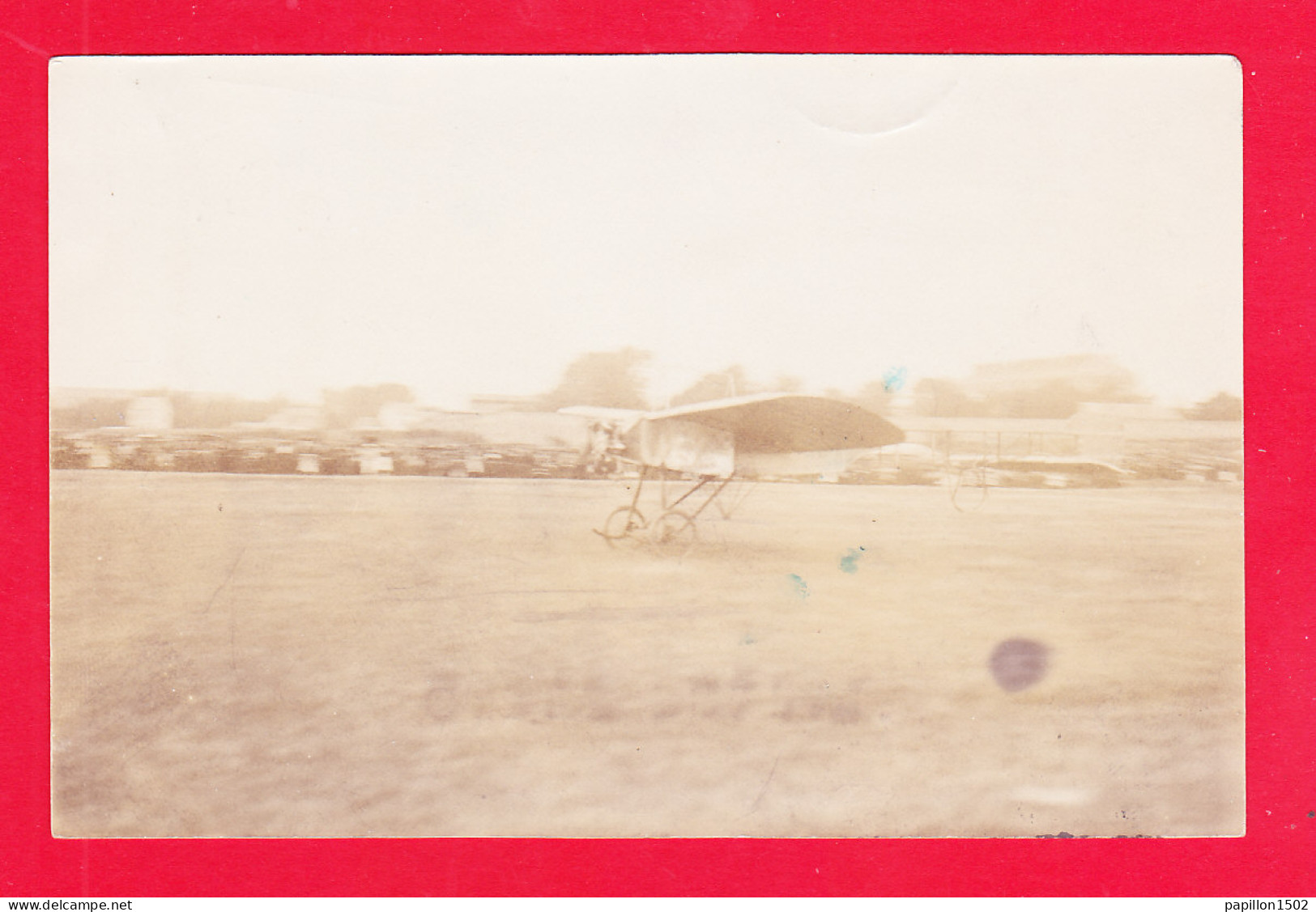 Aviation-554Ph108 Carte Photo, Un Avion BLERIOT, 1er Train D'atterrissage à Skis - 1919-1938: Fra Le Due Guerre