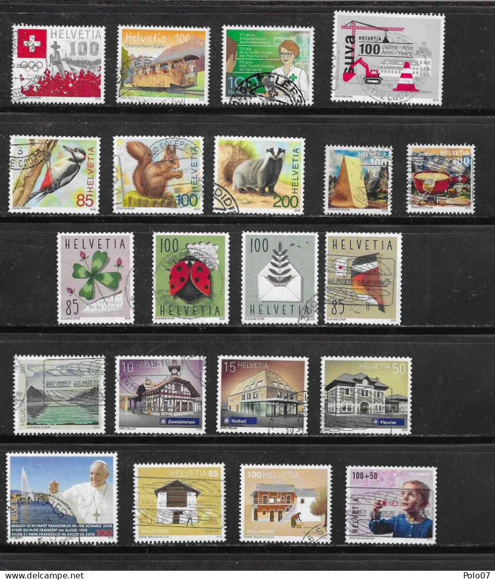 2018 Batch 05 (Lot De 21timbres) BIEN LIRE LA DESCRIPTION ! ! ! - Used Stamps