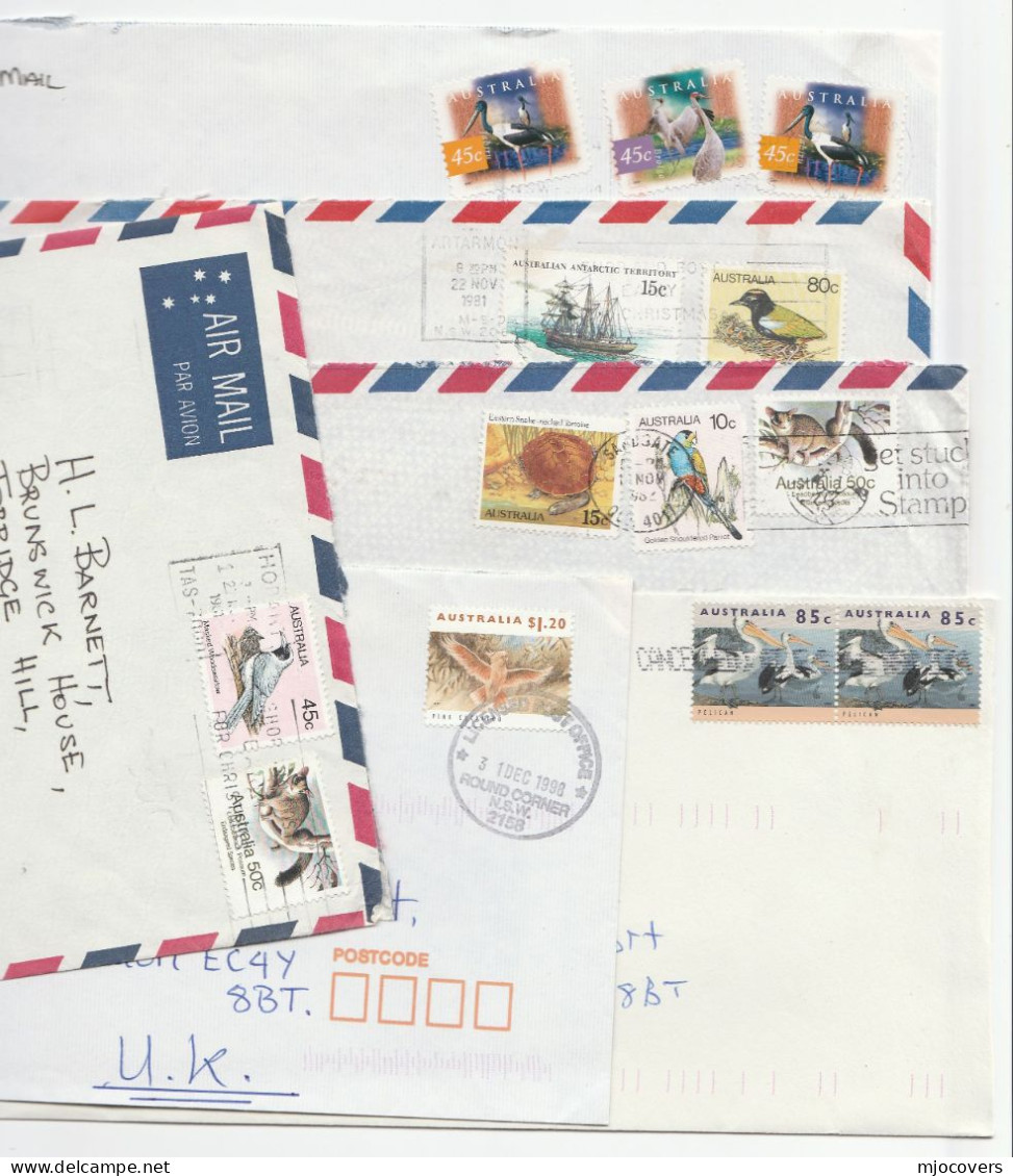 Collection  BIRDS AIRMAIL Covers AUSTRALIA 1980s-1990s Bird Stamps Cover - Storia Postale