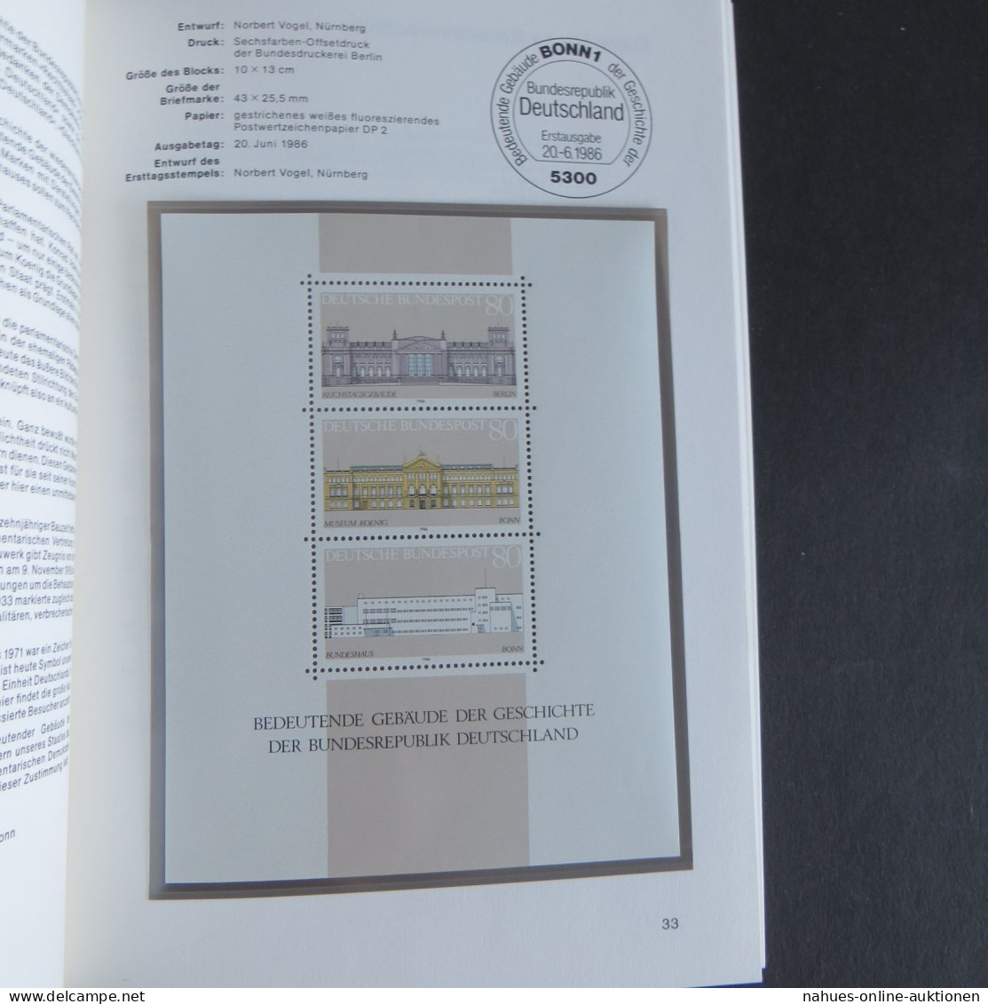 Bund Bundesrepublik Berlin Jahrbuch 1986 Luxus Postfrisch MNH Kat .-Wert 75,00 - Collections Annuelles