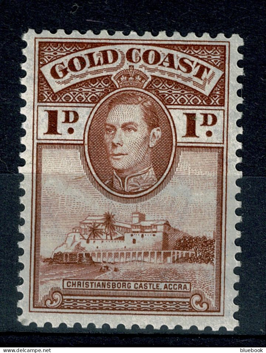 Ref 1640 - Gold Coast 1938 KGVI - 1d Stamp - Christiansborg Castle Accra - MNH Unmounted Mint SG 121 - Gold Coast (...-1957)