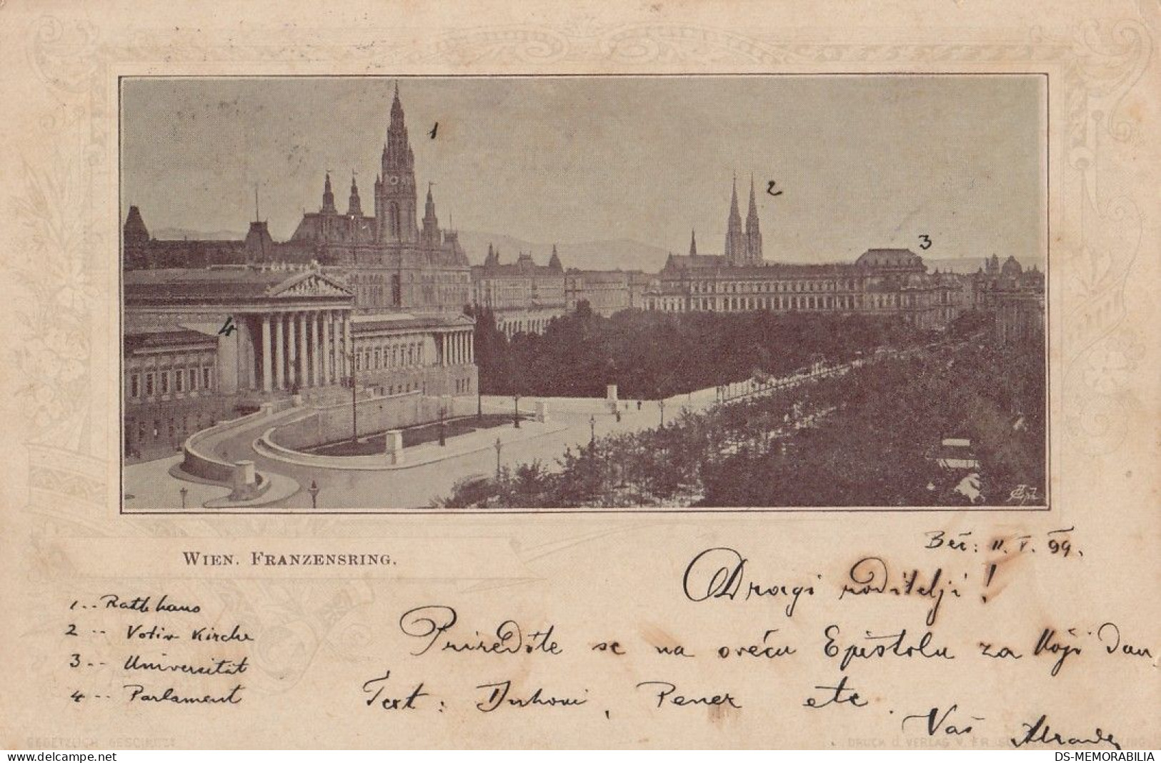 Wien - Franzensring 1899 - Wien Mitte