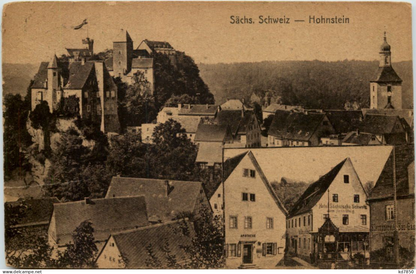 Sächs. Schweiz, Hohnstein - Hohnstein (Sächs. Schweiz)