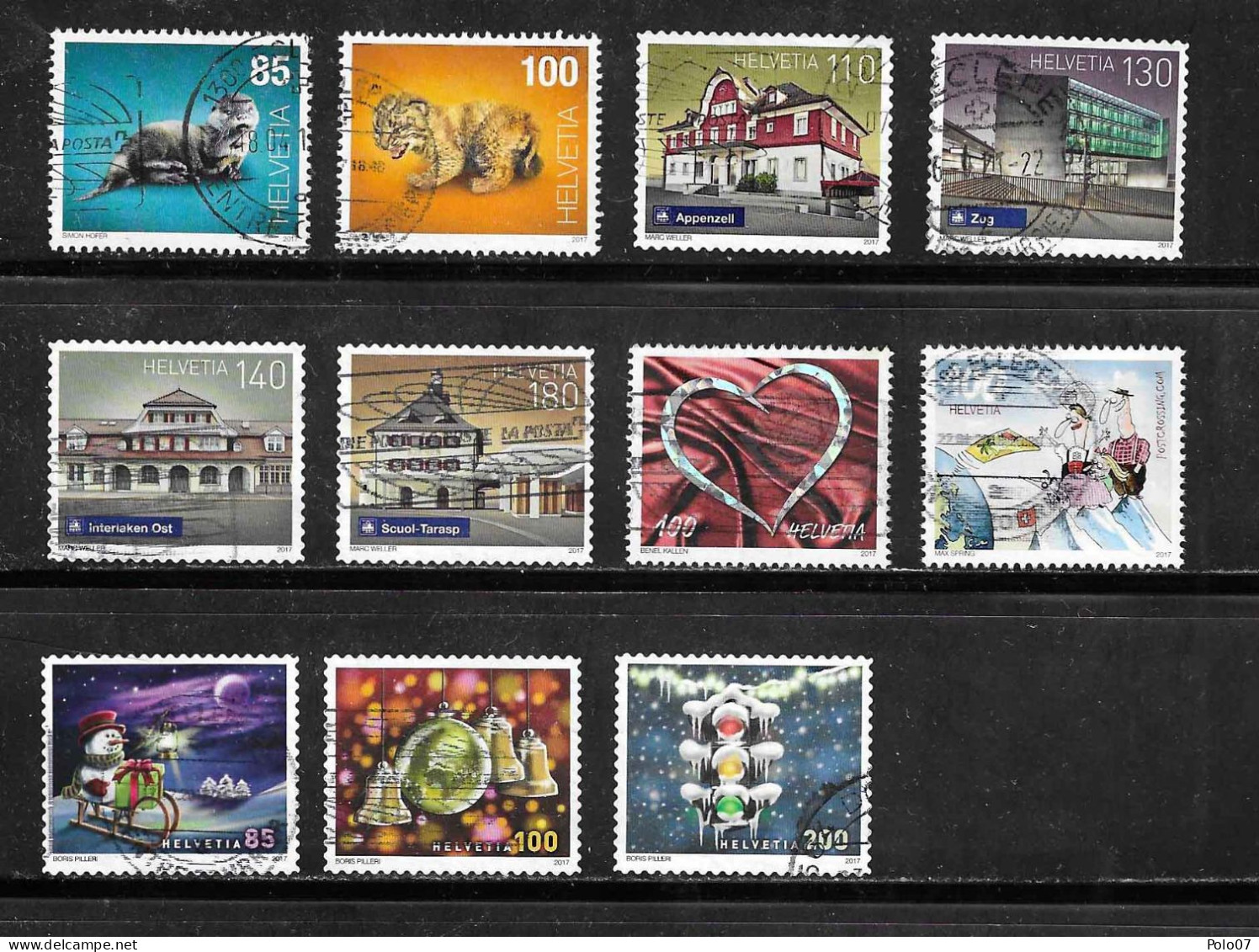 2017 Batch 03 (lot De 11 Timbres) BIEN LIRE LA DESCRIPTION - Usados