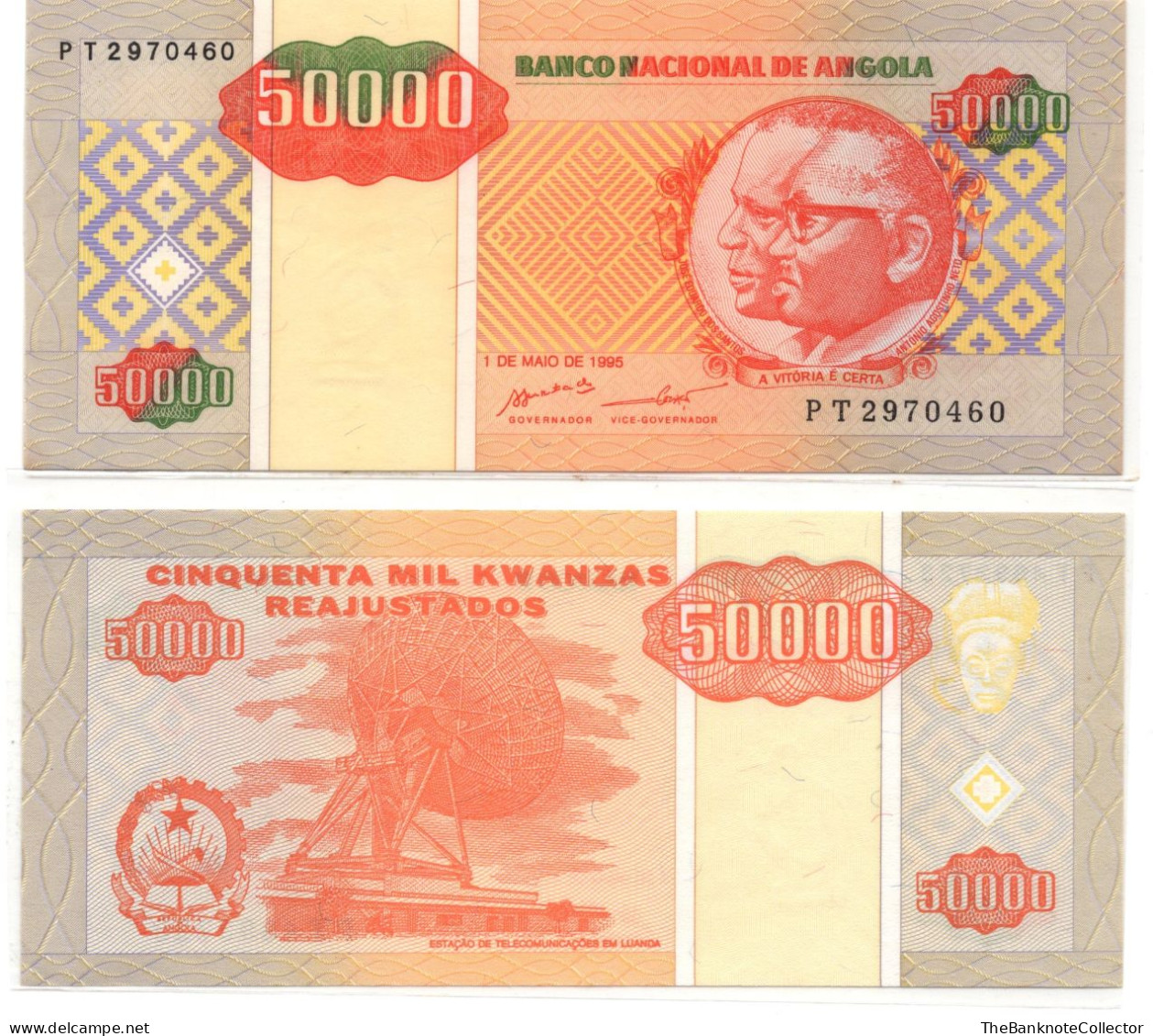 ANGOLA 50000 Kwanzas 1995 P-138 UNC - Angola