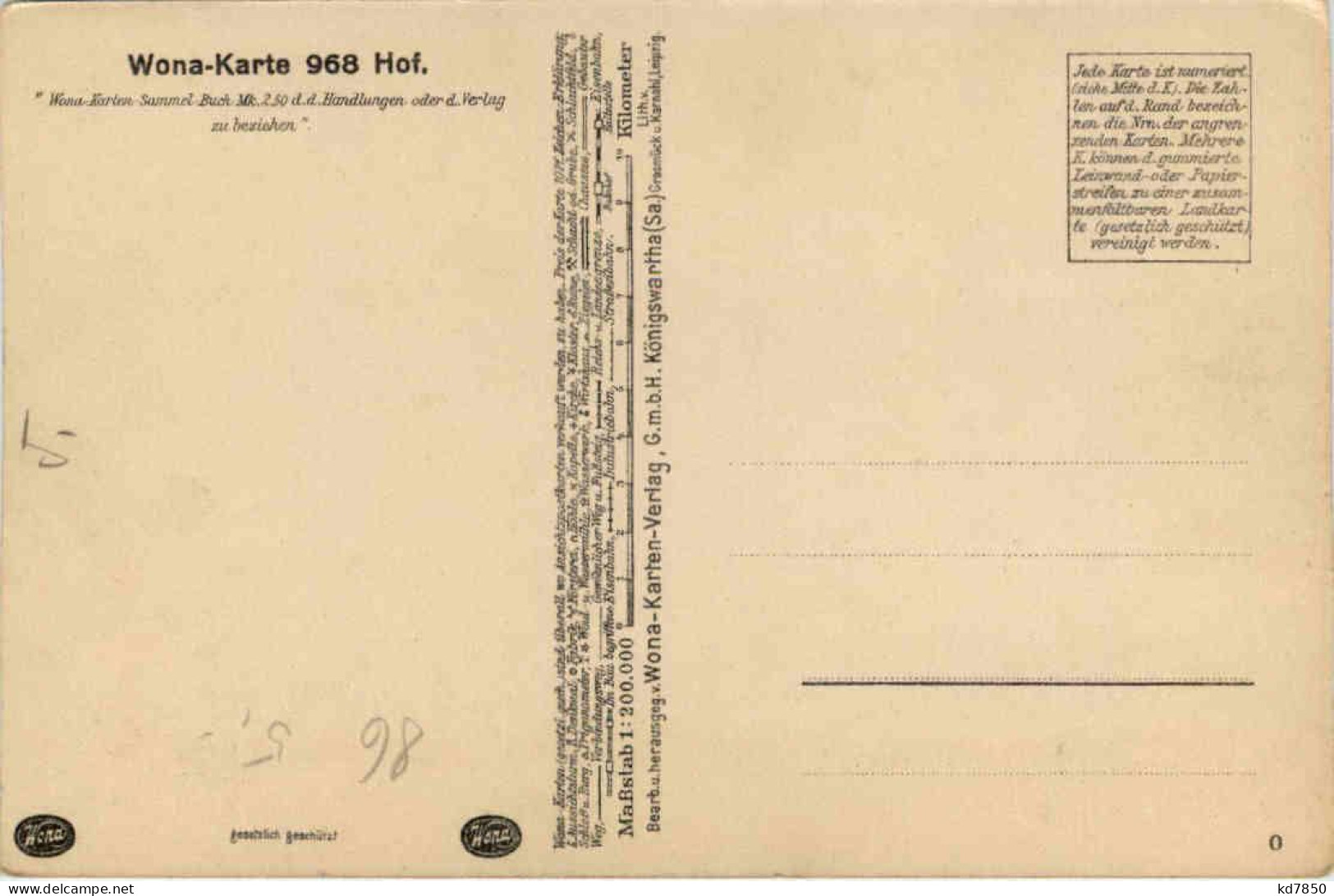 Hof Und Umgebung - Landkarte - Hof