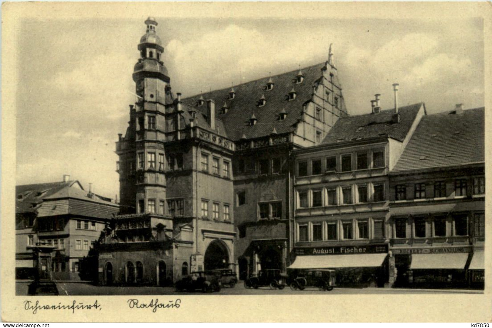 Schweinfurt - Rathaus - Feldpost Arbeitskommando - Schweinfurt