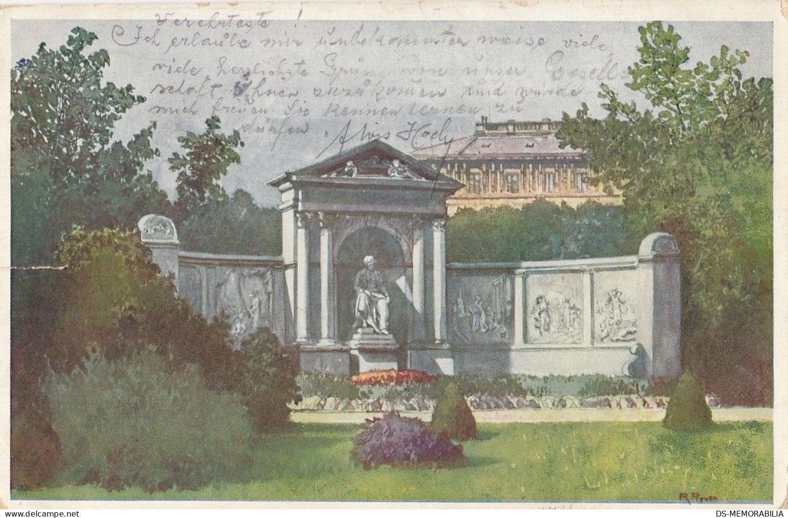 Wien - Grillparzer Denkmal 1921 - Wien Mitte