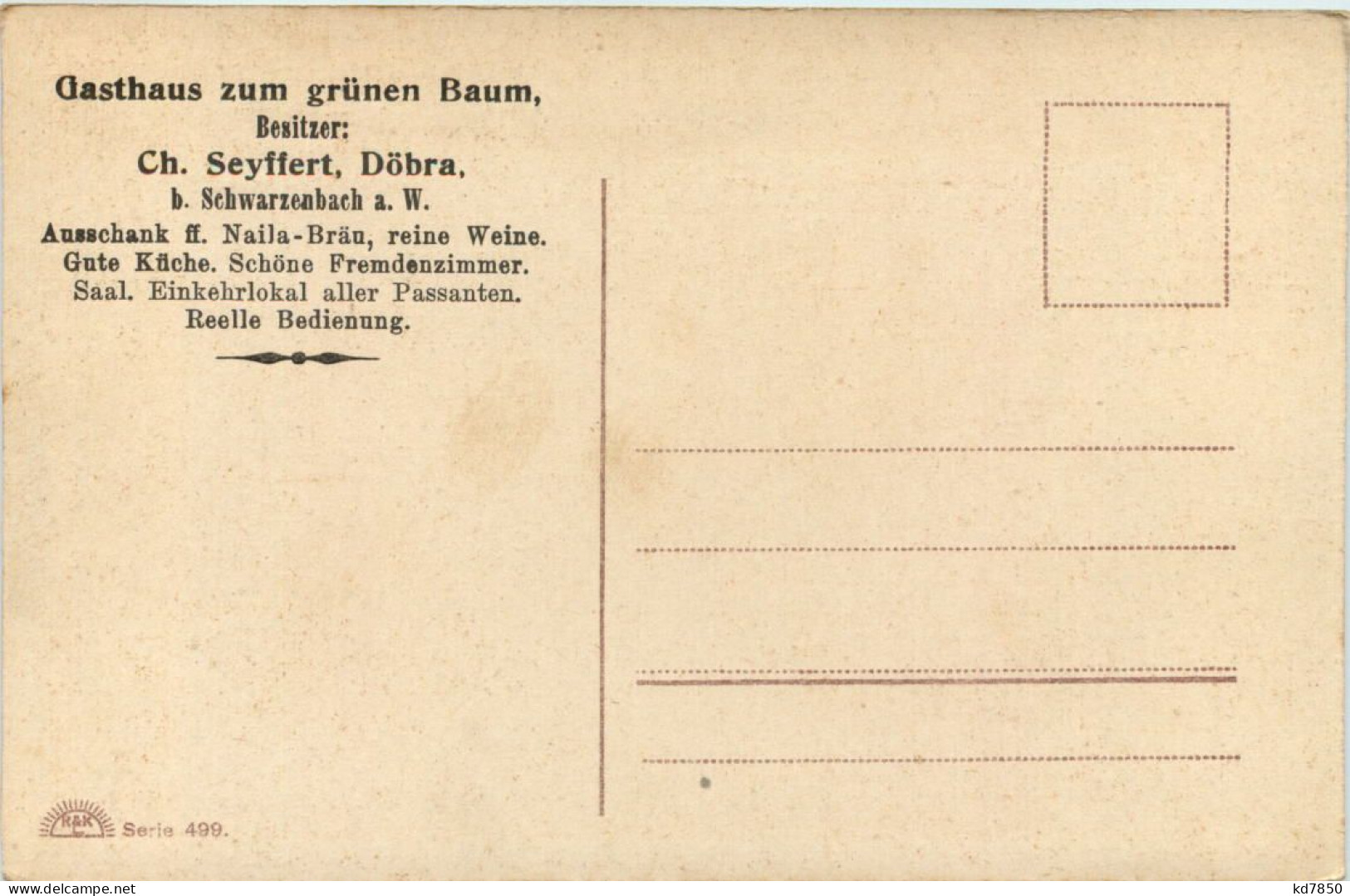 Döbra Bei Schwarzenbach - Gasthaus Zum Grünen Baum - Bier - Hof