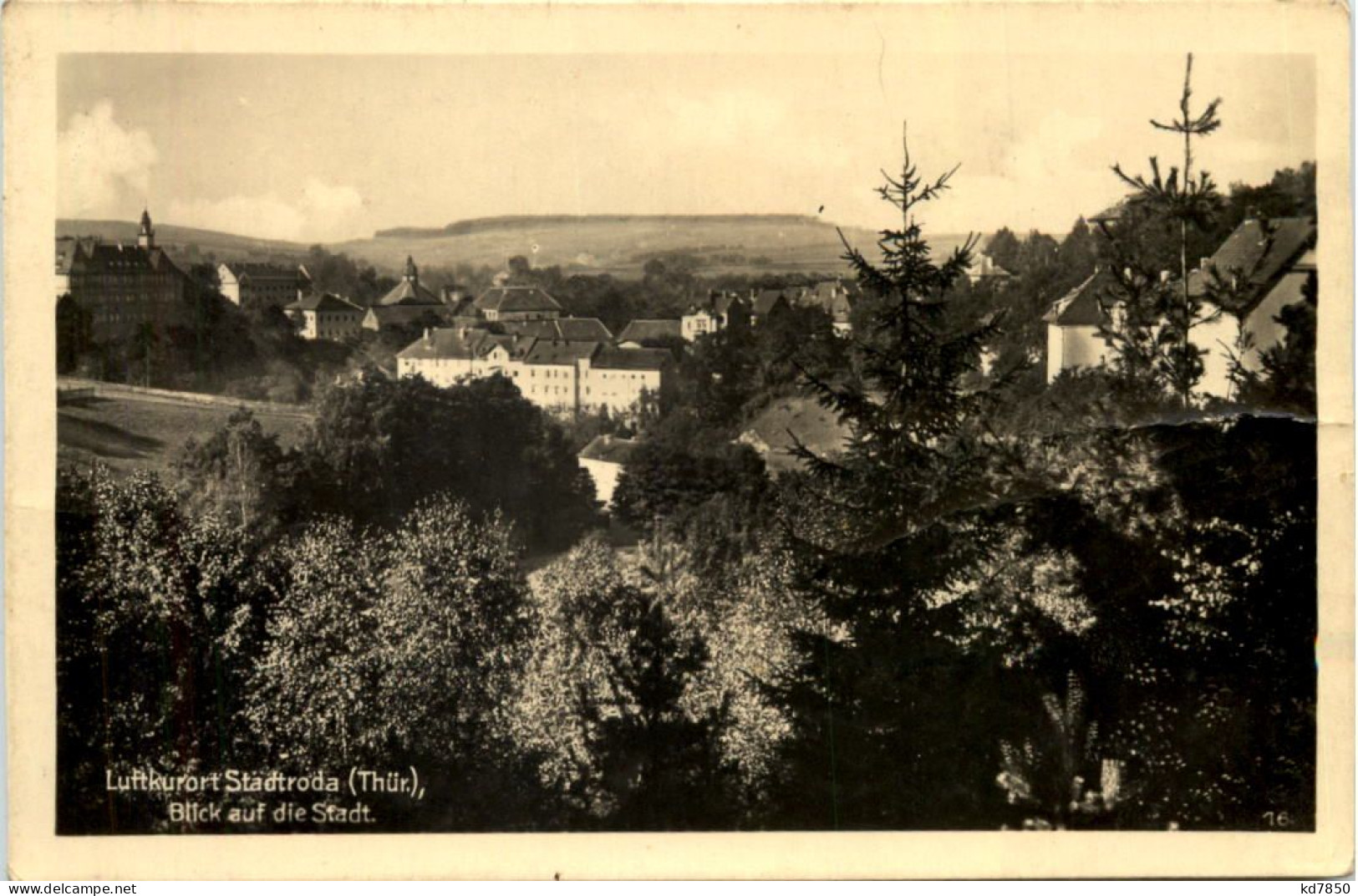 Kurort Stadtroda, Blick Auf Die Stadt - Stadtroda