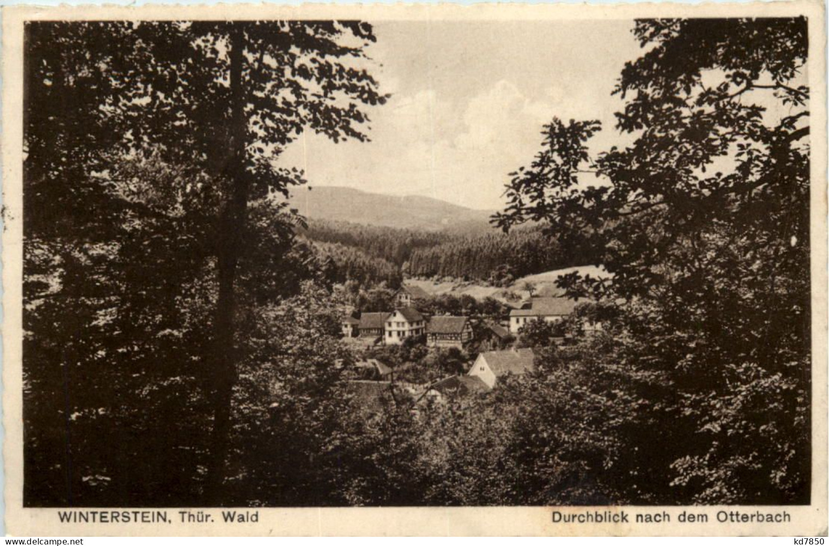 Winterstein/Thür. Wald, Durchblick Nach Dem Otterbach - Waltershausen